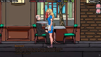 The client asked jane to bend over so he could touch her pussy through her panties