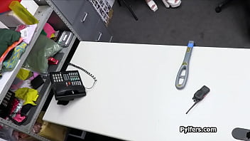 Spicy latina hottie hammered hard for stealing merchandise Spicy latina hottie hammered hard for stealing merchandise