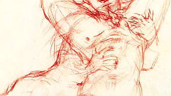 Retro erotic drawings