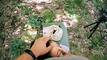 Pov bts freeuse jerking on ponytail brunette during her meditation huge free use facial