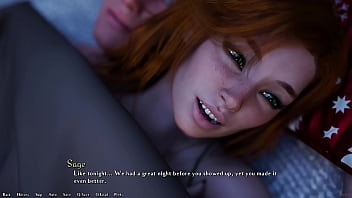 Being a dik #239 red head with big tits wearing nothing but a bra wants me to join her on the couch