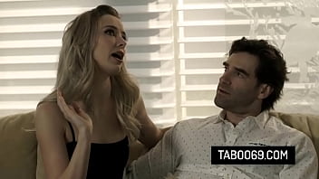 Naughty blonde teen seduce and fuck with a businessman