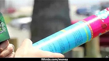 Cute sexy student trades sex for some extra cash 15