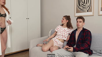 It's my dream my gf was giving a blowjob but then our friend came in 4k hd tim team