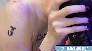 Trans Hottie Autumn Rain Tossed Roughly To Take Leya Falcon's Strap thumbnail