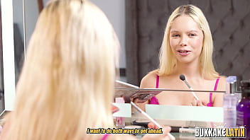 Bukkake latin jovencita bsile vivian lola toma mucho esperma latinoamericana