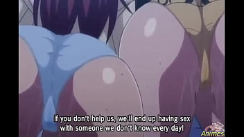 Hentai guy harem with three hot girls