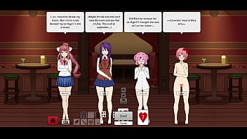 Strip poker conejo vs doki doki girls
