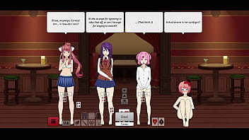 Strip poker conejo vs doki doki girls
