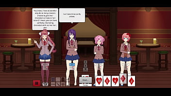 Strip poker conejo vs doki doki girls