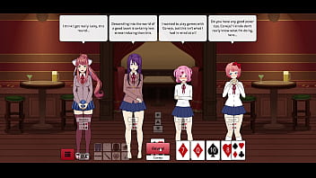 Strip poker conejo vs doki doki girls