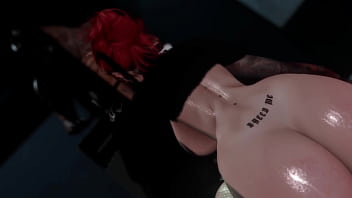 Slut fucking while washing clothes second life