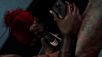 Slut fucking while washing clothes second life