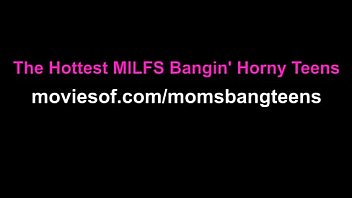 Beautiful blonde teen tight asshole drilled with her stepmom