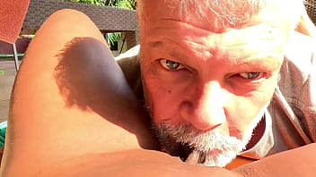 Stepdad find me doing yoga outside and cant resist my sweet young pussy