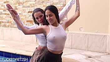 Yessica bunny helen star skirt uniform underwater