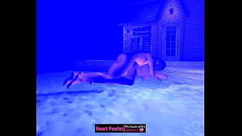 Encuentro nocturno en la piscina