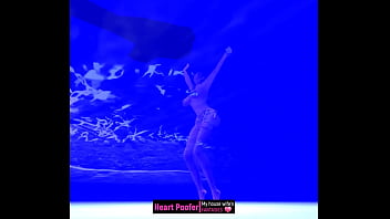 Encuentro nocturno en la piscina