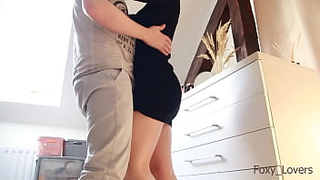 My stepson fucks me in the room before family dinner