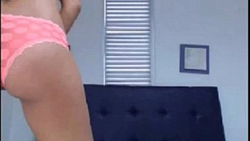 Sexy latina masturbates with dildo on cam