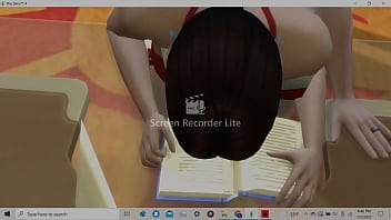 Latina with wide hips and big butt giving assjob to horny white boy Latina with wide hips and big butt giving assjob to horny white boy
