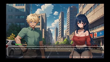 Bluring the walls romance hentai game ep 2 horny girlfriend ripped his shirt off