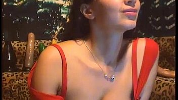 Amazing brunette with hot tits fingering herself hard 1