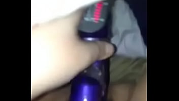 Hairy creamy toy masturbating ex gf