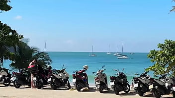 This is my first time on the ocean#thailand #ocean #beach