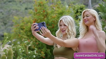 Watch this big tit blondie stepmom seducing her step daughter for a quickie