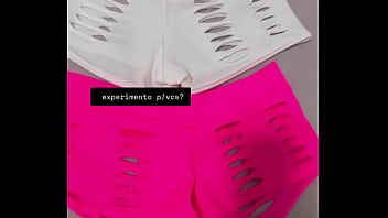 Short novo faço vídeo experimentando