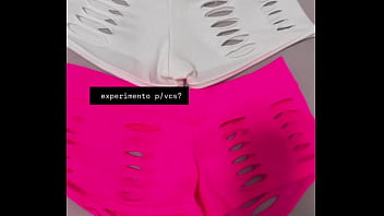Short novo faço vídeo experimentando