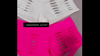 Short novo faço vídeo experimentando