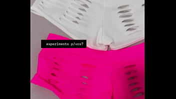 Short novo faço vídeo experimentando
