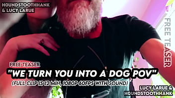 We turn you into a dog pov