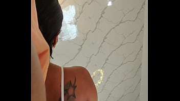 Pov stepson caught his stepmom masturbating then fucked her and powerfully cum on her ass panama