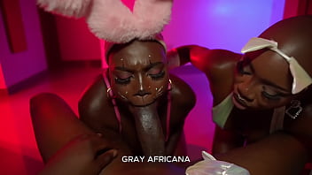 Trick or a creamy halloween with gray africana and ebonychoco