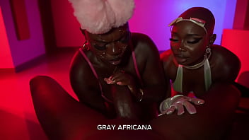 Trick or a creamy halloween with gray africana and ebonychoco