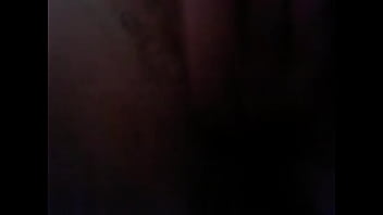 Horny babe rubs her hot pussy