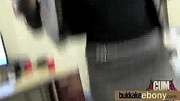Ebony gangbanged interracial 30