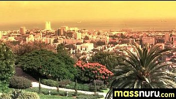 Japanese masseuse gives a full service massage 13