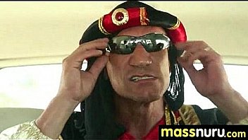 Japanese masseuse gives a full service massage 13