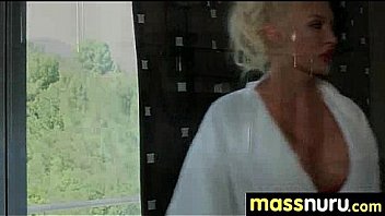 Japanese masseuse gives a full service massage 13