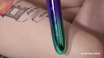 Lesbians babes have fun with a vibrating dildo Lesbians babes have fun with a vibrating dildo