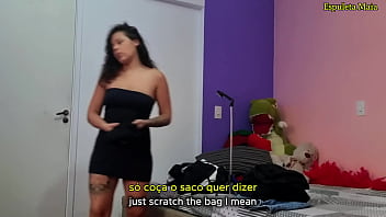 Trying on clothes i got