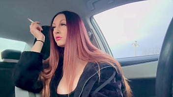 European stepmom artemisia love big boobs sexy smoker sesh