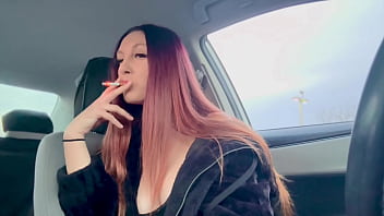 European stepmom artemisia love big boobs sexy smoker sesh