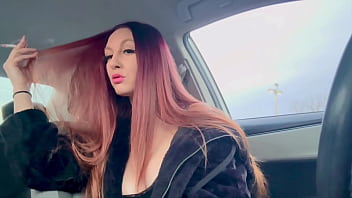 European stepmom artemisia love big boobs sexy smoker sesh