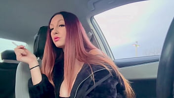 European stepmom artemisia love big boobs sexy smoker sesh