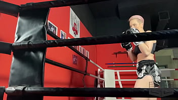 Kickboxing mood training alone